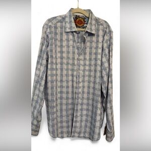 Robert Graham Men’s Long Sleeve Button-Front Shirt – Size XL